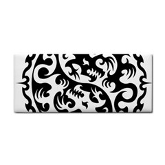 Ying Yang Tattoo Hand Towel by Ket1n9