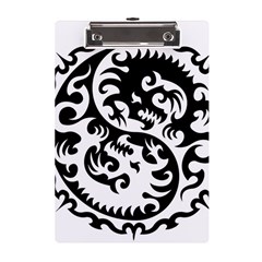 Ying Yang Tattoo A5 Acrylic Clipboard by Ket1n9