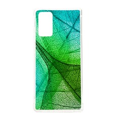 Sunlight Filtering Through Transparent Leaves Green Blue Samsung Galaxy Note 20 Tpu Uv Case by Ket1n9