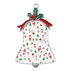 Christmas Metal Holly Leaf Bell Ornament by saad11