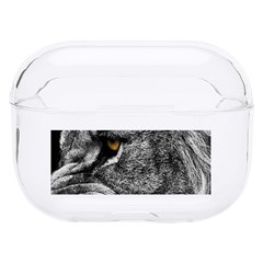 Angry Male Lion Roar Wild Animal Hard Pc Airpods Pro Case by Cendanart