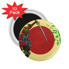 Meme Samurai Artwork Japaneses 2 25  Magnets (10 Pack) 