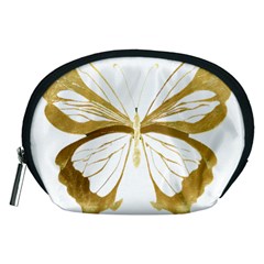 Simulated Gold Leaf Gilded Butterfly Accessory Pouch (medium) by essentialimage
