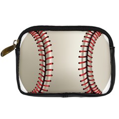 Baseball Digital Camera Leather Case by Ket1n9