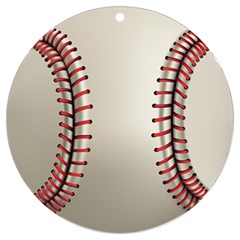 Baseball Uv Print Acrylic Ornament Round by Ket1n9