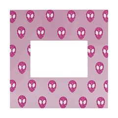 Alien Pattern Pink White Box Photo Frame 4  X 6 