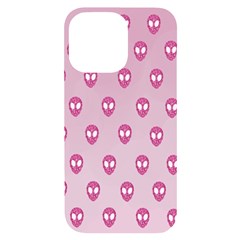 Alien Pattern Pink Iphone 14 Pro Max Black Uv Print Case by Ket1n9