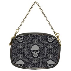 Dark Horror Skulls Pattern Chain Purse (two Sides) by Ket1n9