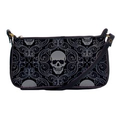 Dark Horror Skulls Pattern Shoulder Clutch Bag by Ket1n9