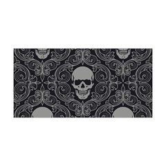 Dark Horror Skulls Pattern Yoga Headband by Ket1n9