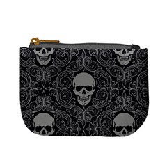 Dark Horror Skulls Pattern Mini Coin Purse by Ket1n9