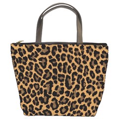 Tiger Skin Art Pattern Bucket Bag by Ket1n9