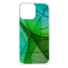 Sunlight Filtering Through Transparent Leaves Green Blue Iphone 13 Pro Max Tpu Uv Print Case by Ket1n9