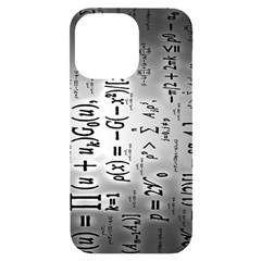 Science Formulas Iphone 14 Pro Max Black Uv Print Case by Ket1n9