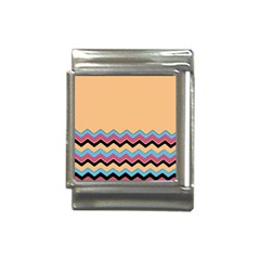 Chevrons Patterns Colorful Stripes Italian Charm (13mm)