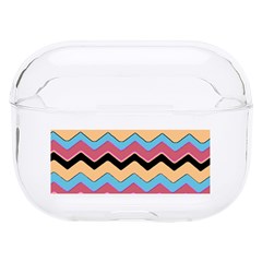 Chevrons Patterns Colorful Stripes Hard Pc Airpods Pro Case by Ket1n9