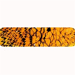 Yellow Chevron Zigzag Pattern Large Bar Mat by Ket1n9