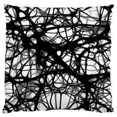 Neurons Brain Cells Brain Structure Large Premium Plush Fleece Cushion Case (two Sides) by Ket1n9