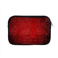 Red Grunge Texture Black Gradient Apple Macbook Pro 15  Zipper Case by Ket1n9