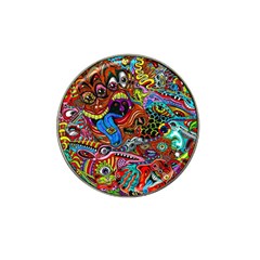 Art Color Dark Detail Monsters Psychedelic Hat Clip Ball Marker