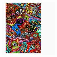 Art Color Dark Detail Monsters Psychedelic Large Garden Flag (two Sides) by Ket1n9