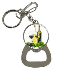 White Wine Red Wine The Bottle Bottle Opener Key Chain