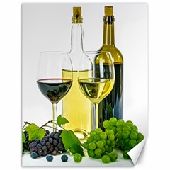 White Wine Red Wine The Bottle Canvas 12  X 16 