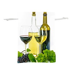 White Wine Red Wine The Bottle Lightweight Drawstring Pouch (m) by Ket1n9