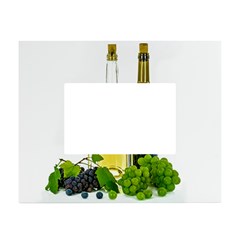 White Wine Red Wine The Bottle White Tabletop Photo Frame 4 x6 