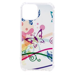 Butterfly Vector Art Iphone 13 Mini Tpu Uv Print Case