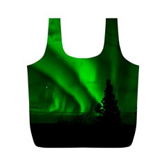 Aurora Borealis Northern Lights Full Print Recycle Bag (m) by Ket1n9