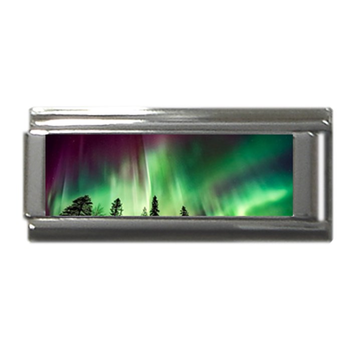 Aurora Borealis Northern Lights Superlink Italian Charm (9mm)