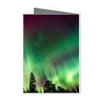 Aurora Borealis Northern Lights Mini Greeting Cards (Pkg of 8) Left