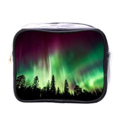 Aurora Borealis Northern Lights Mini Toiletries Bag (One Side)