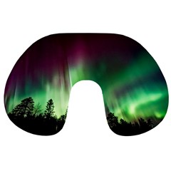 Aurora Borealis Northern Lights Travel Neck Pillow