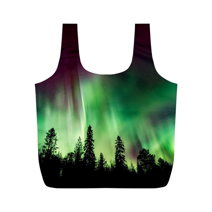 Aurora Borealis Northern Lights Full Print Recycle Bag (M)