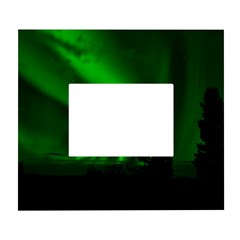 Aurora Borealis Northern Lights White Wall Photo Frame 5  X 7  by Ket1n9