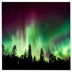 Aurora Borealis Northern Lights Wooden Puzzle Square