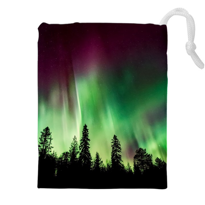 Aurora Borealis Northern Lights Drawstring Pouch (5XL)