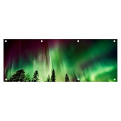 Aurora Borealis Northern Lights Banner And Sign 8  X 3 