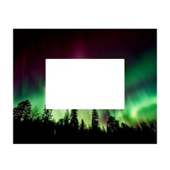 Aurora Borealis Northern Lights White Tabletop Photo Frame 4 x6 