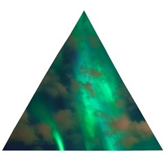 Northern Lights Plasma Sky Wooden Puzzle Triangle by Ket1n9