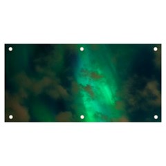 Northern Lights Plasma Sky Banner And Sign 6  X 3  by Ket1n9