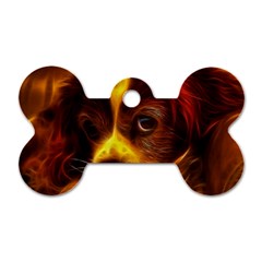 Cute 3d Dog Dog Tag Bone (one Side) by Ket1n9
