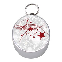 Christmas Star Snowflake Mini Silver Compasses by Ket1n9