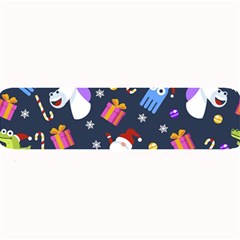 Colorful Funny Christmas Pattern Large Bar Mat by Ket1n9