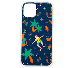 Colorful Funny Christmas Pattern Iphone 12 Pro Max Tpu Uv Print Case