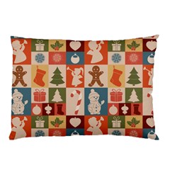 Cute Christmas Seamless Pattern Vector  - Pillow Case by Ket1n9