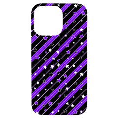 Christmas Paper Star Texture Iphone 14 Pro Max Black Uv Print Case by Ket1n9