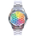 Heart Energy Medicine Stainless Steel Analogue Watch Front